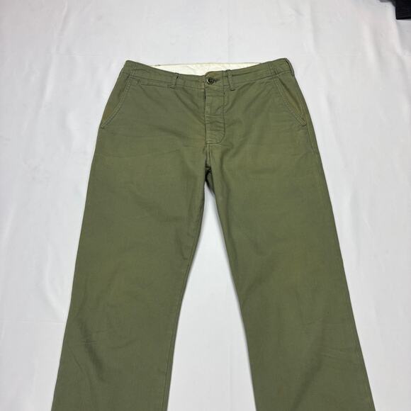 Buck Mason Ford Standard Officer Pant Slub Twill Men's 32x32 - Picture 2 of 15